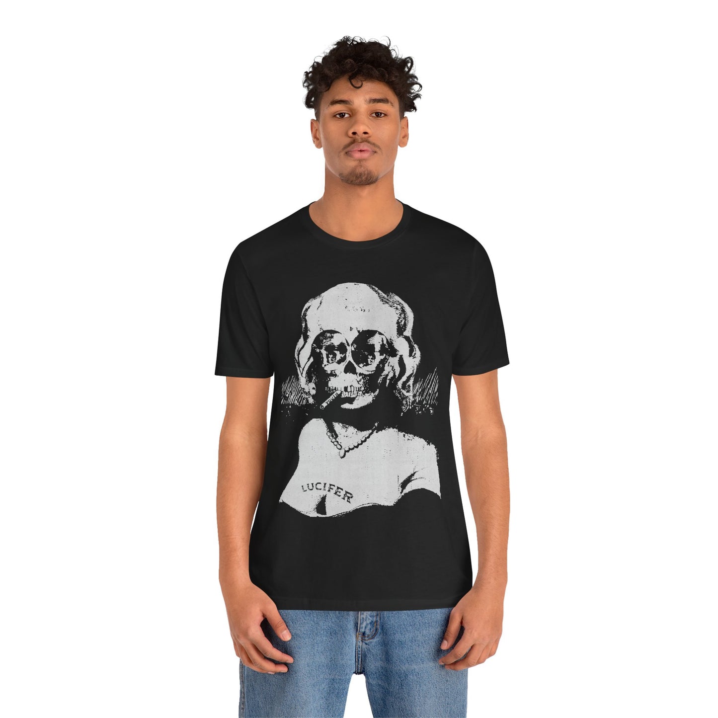 Lady Lucifer (Kenneth Anger Inspired Skull Graphic/Youth Cigarette/Scorpio Rising)