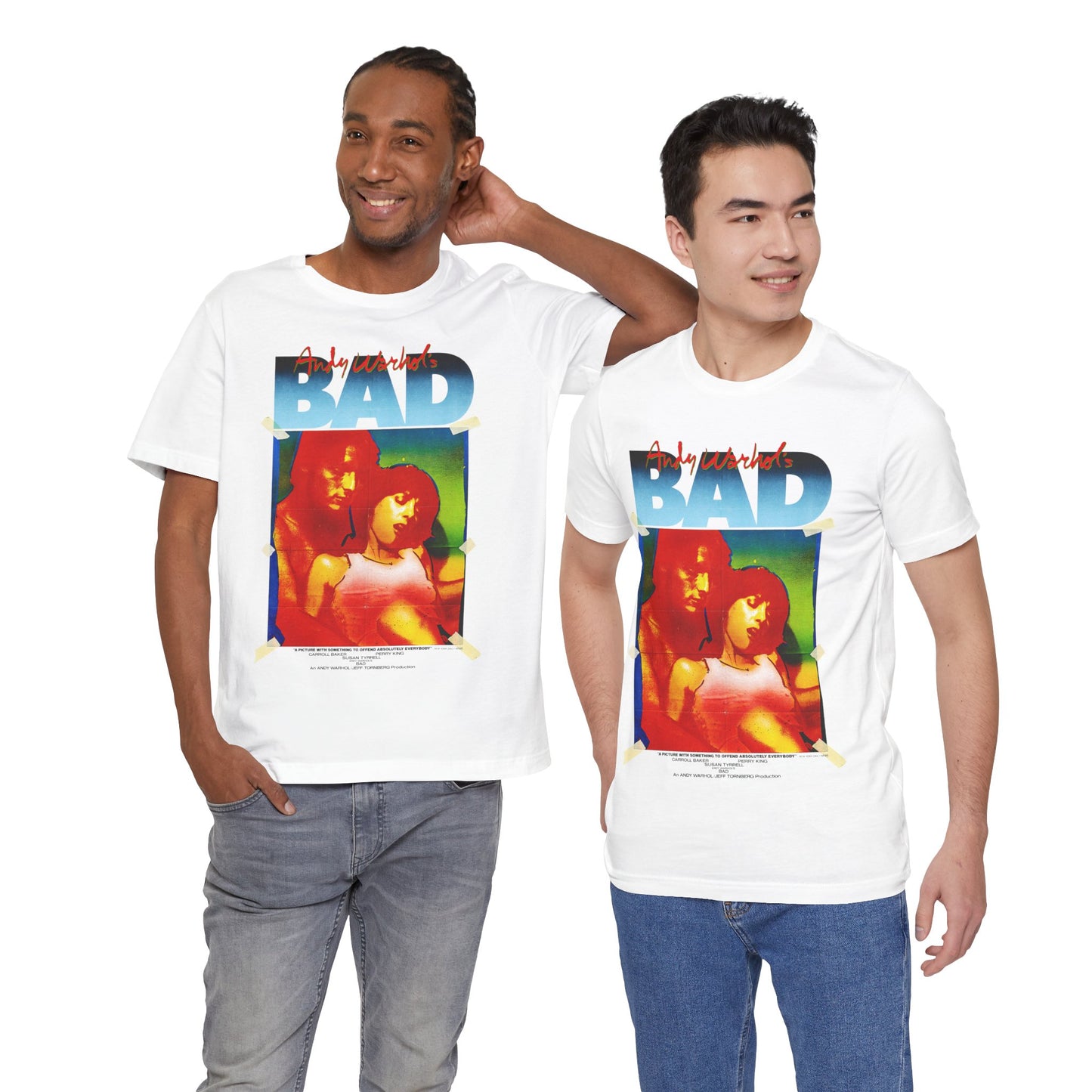 Andy Warhol's Bad (Promo Poster Image with Vintage Print Effect and Intentional Creases)