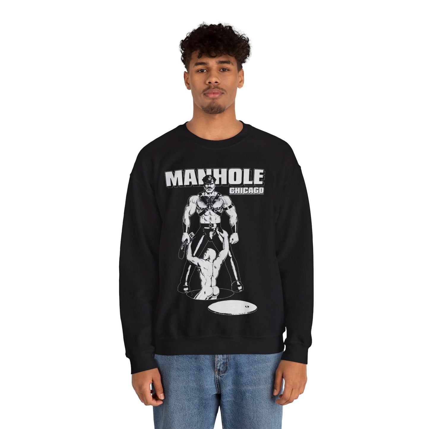 Manhole Chicago Sweatshirt (Chicago Leather Bar 70's and 80's)