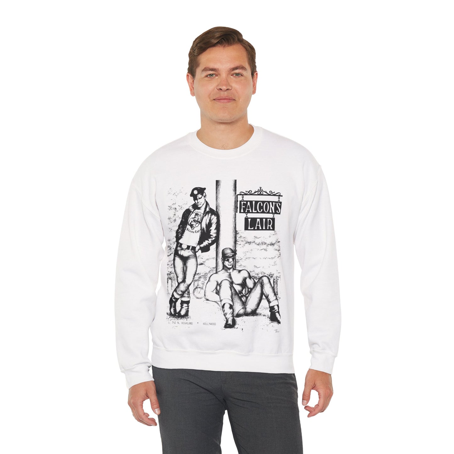 Falcon's Lair Sweatshirt (Hollywood Leather Bar 60's to 80's)