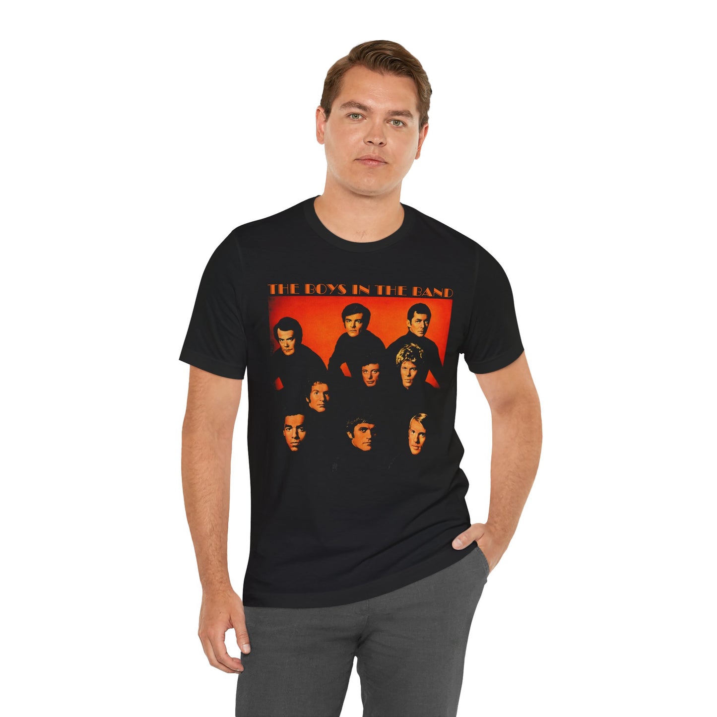 The Boys in the Band (Oversized Graphic with Vintage Print Effect)