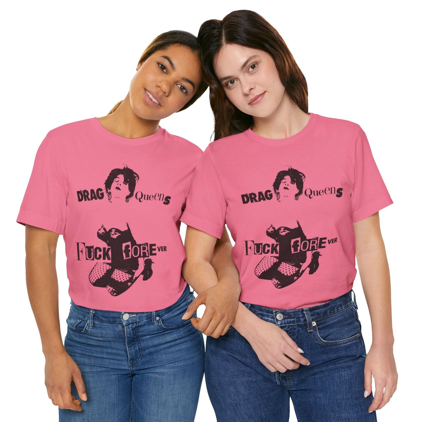 Drag Queens Fuck Forever (Image with Vintage Punk Effect/From 1988 Issue of My Comrade Magazine)