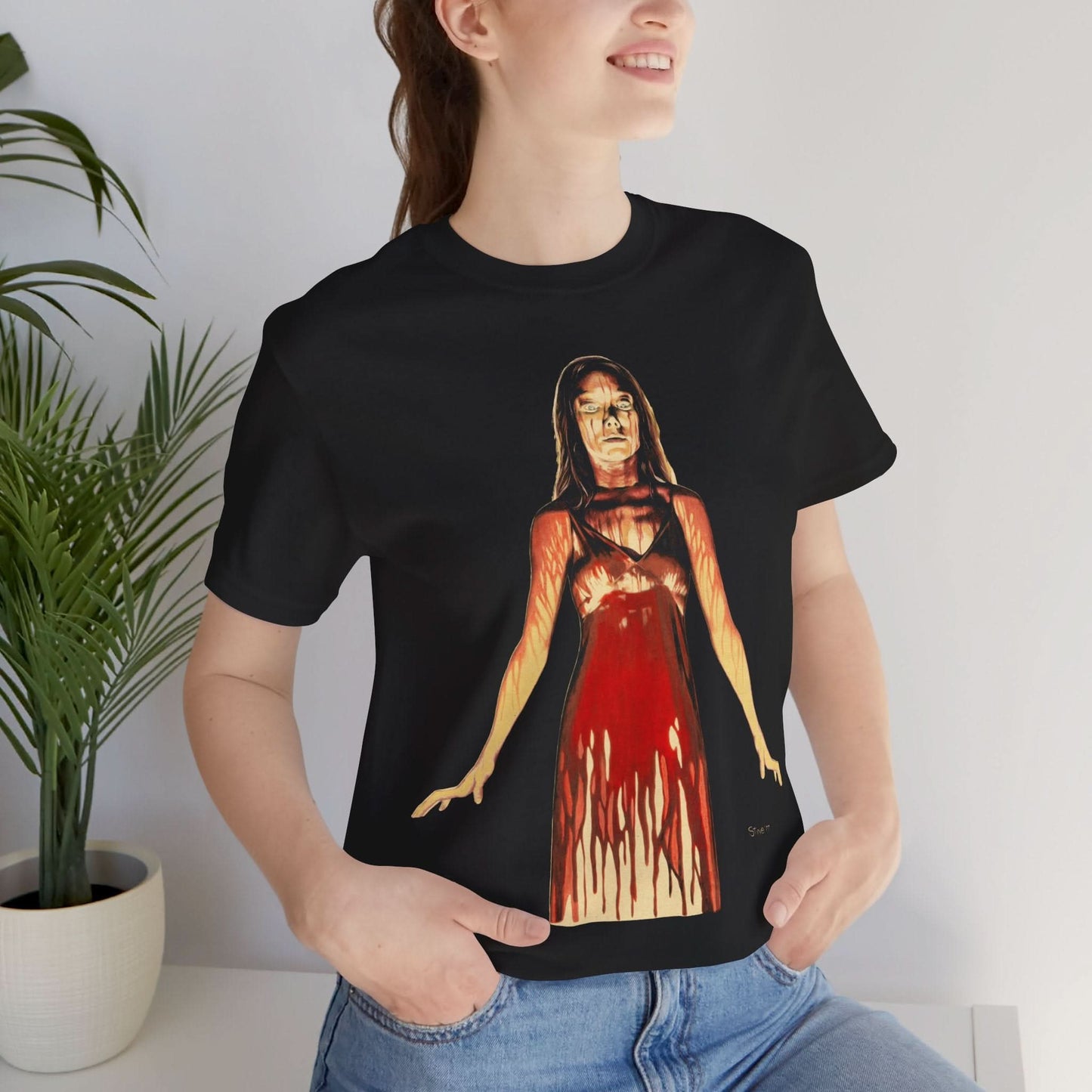 Carrie (Roger Stine Cover Art for Cinefantastique Magazine/Sissy Spacek)