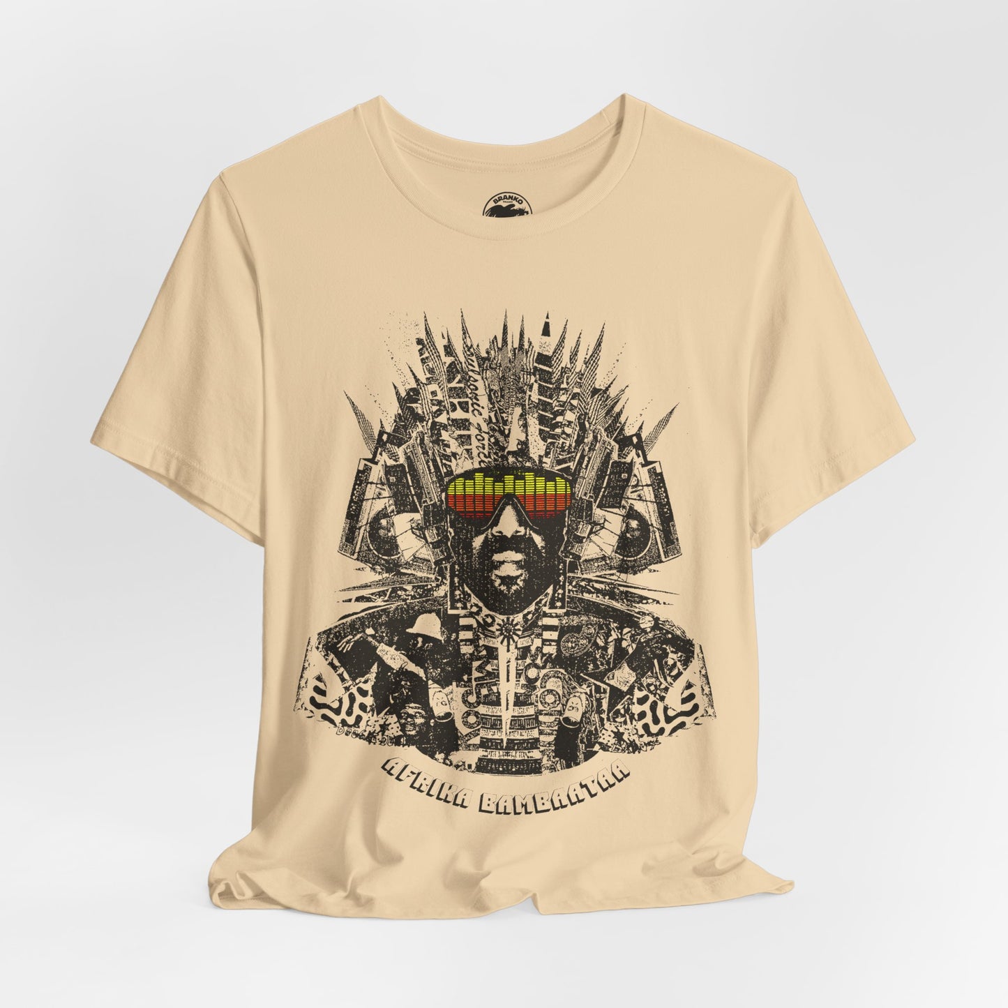 Afrika Bambaataa (Oversized Street Art Graphic/Montage/Afrika Bambaataa Shirt)