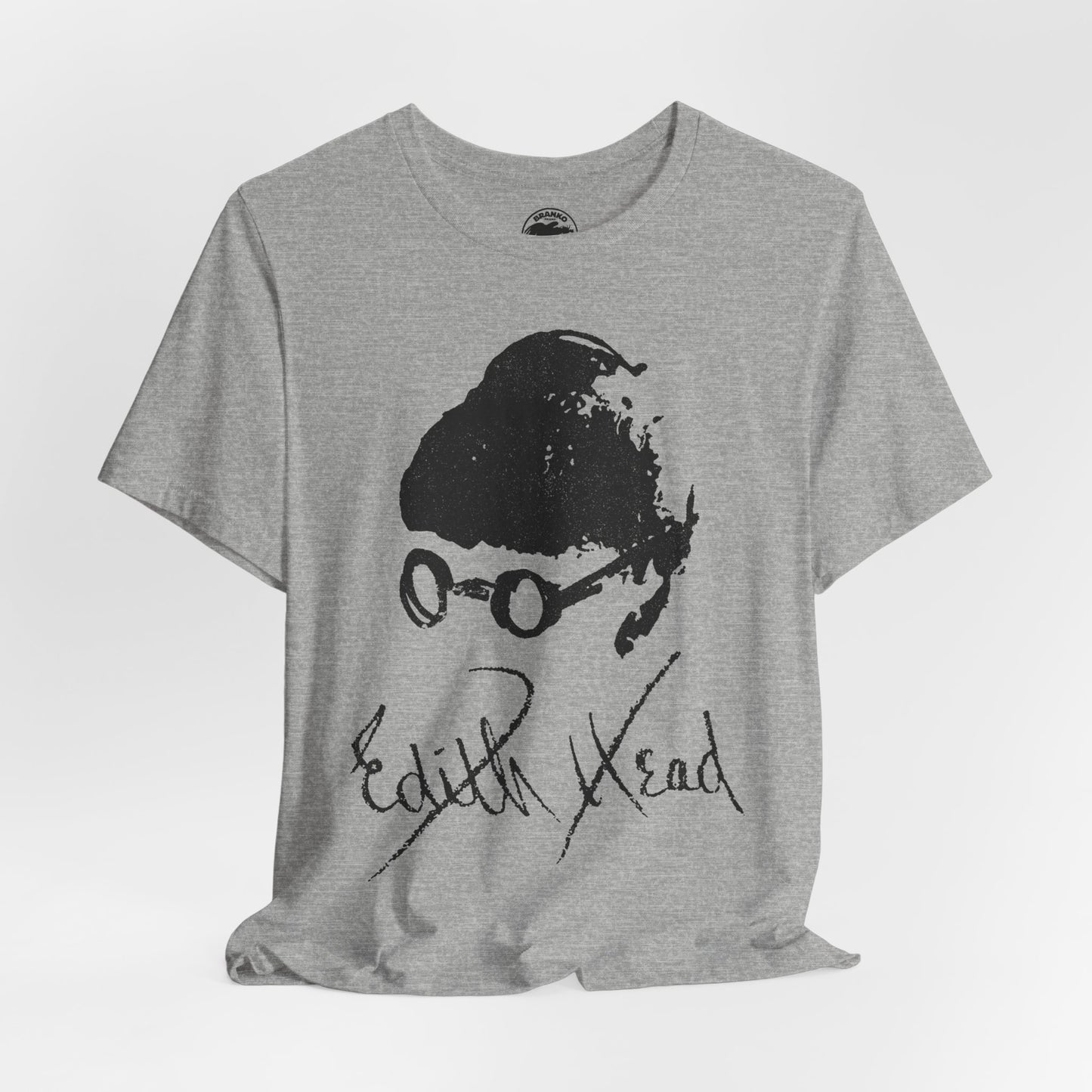 Edith Head (Self Portrait and Signature with Vintage Effect)