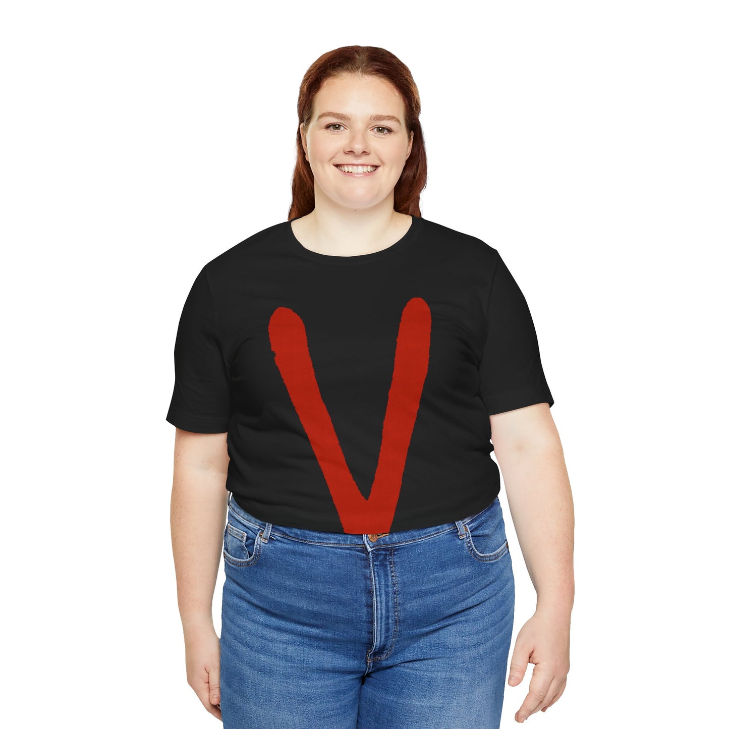 V (80's Miniseries/Replica Promo Shirt/Anti-Fascist Shirt)