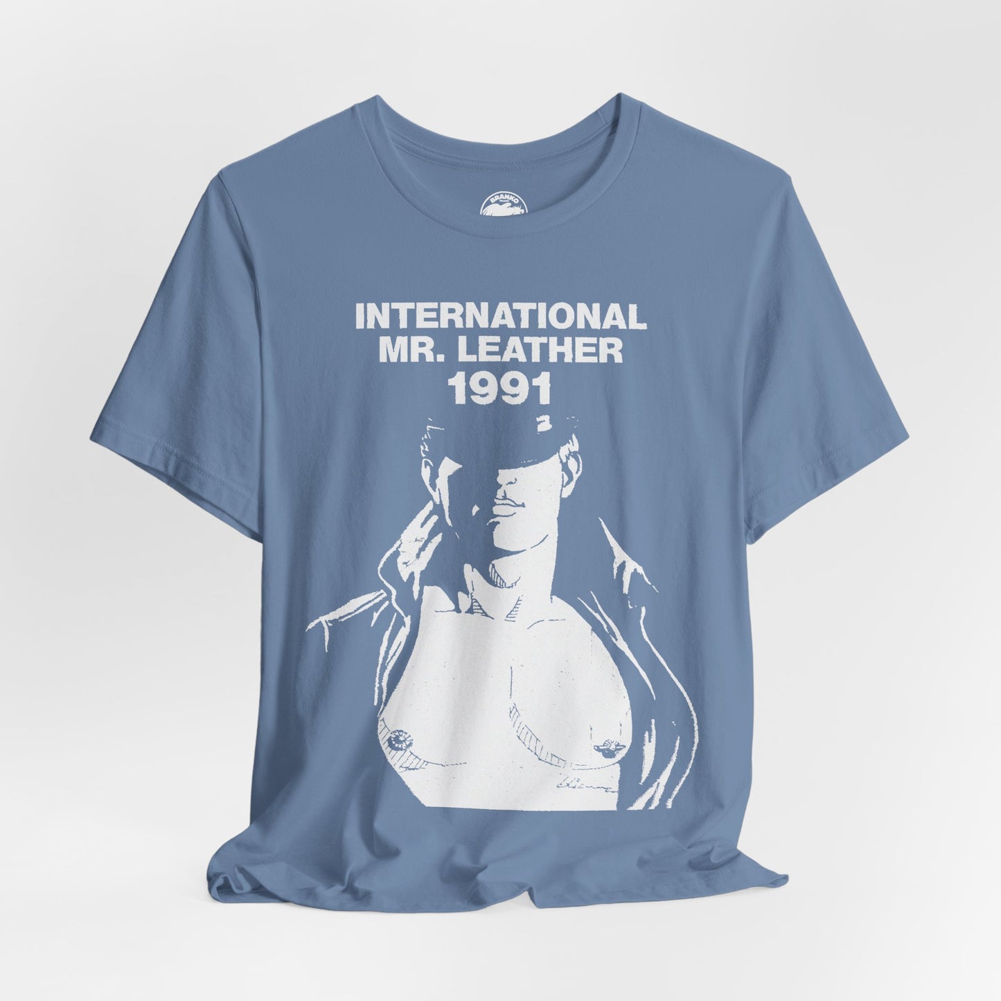 International Mr. Leather 1991 (Logo with Vintage Grunge Effect/Etienne)