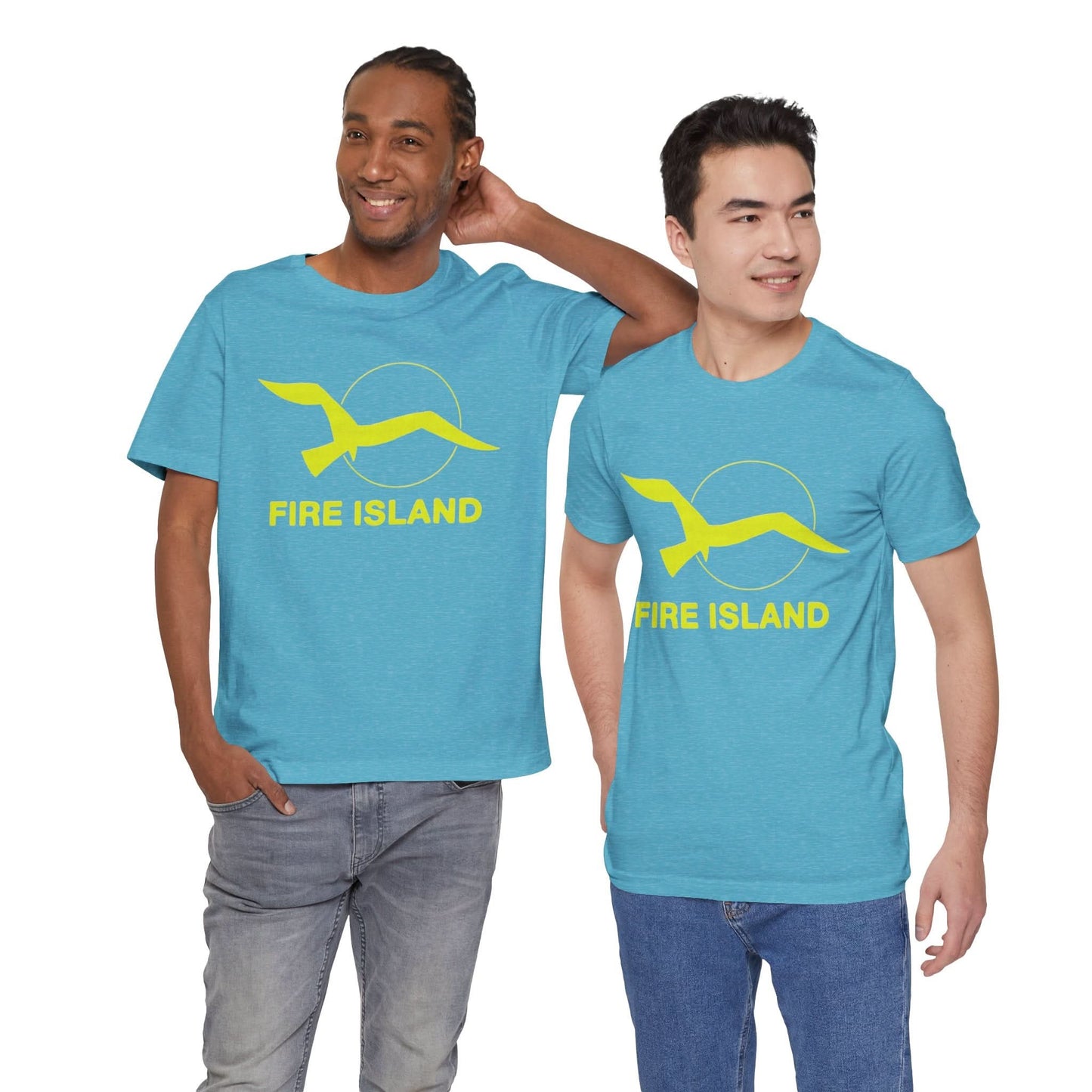 Fire Island (Replica Late 70's Fire Island Souvenir T-Shirt/Fire Island Shirt)