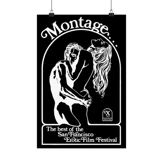 Montage (Best of the San Francisco Erotic Film Festival/70's Adult Film Poster/Vintage Porn Poster)