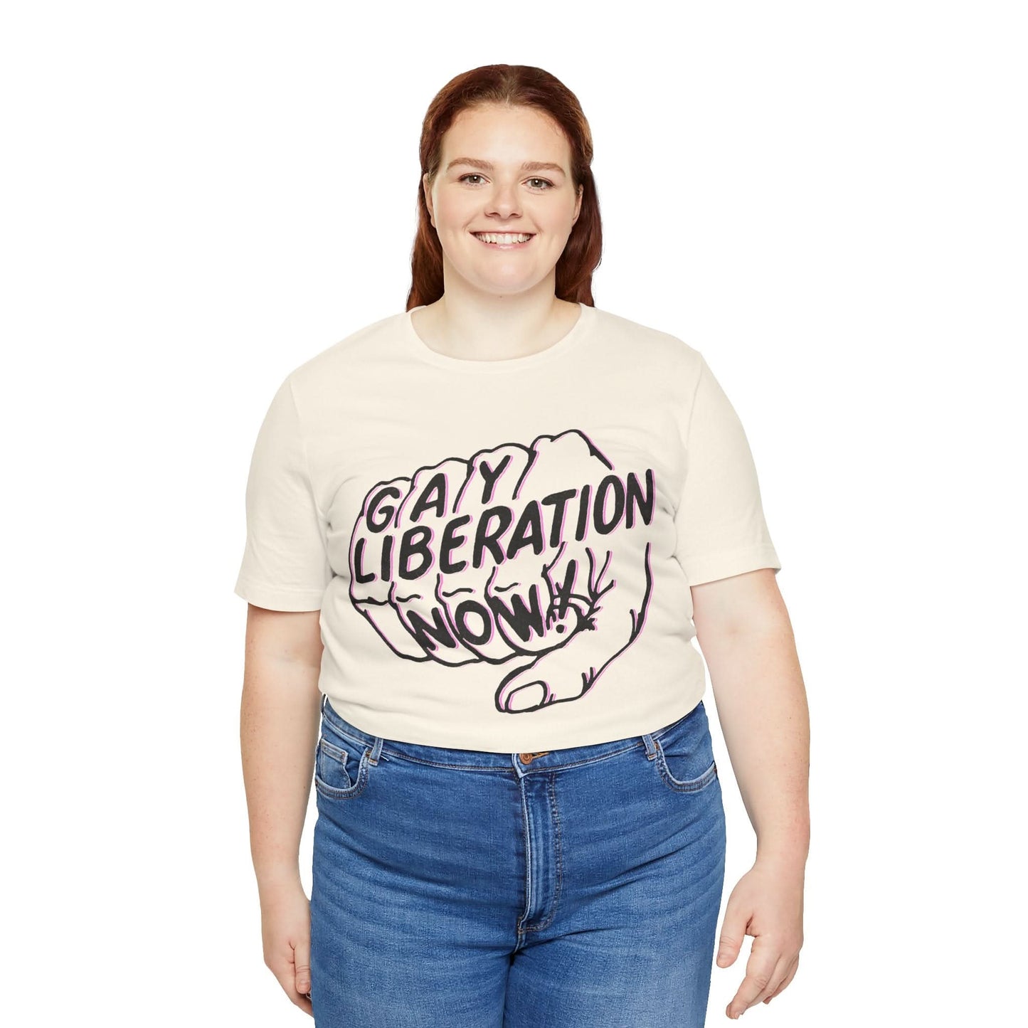 Gay Liberation Now! (Replica 70's Gay Rights Shirt/Vintage Gay Protest Shirt)