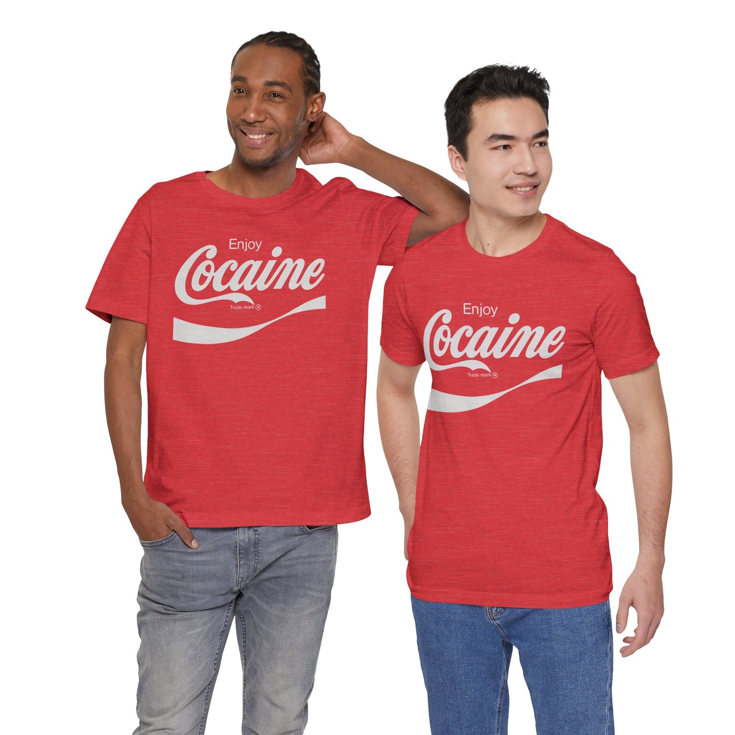 Enjoy Cocaine (Replica 70's Counter Culture Drug Shirt/Cocaine Shirt)