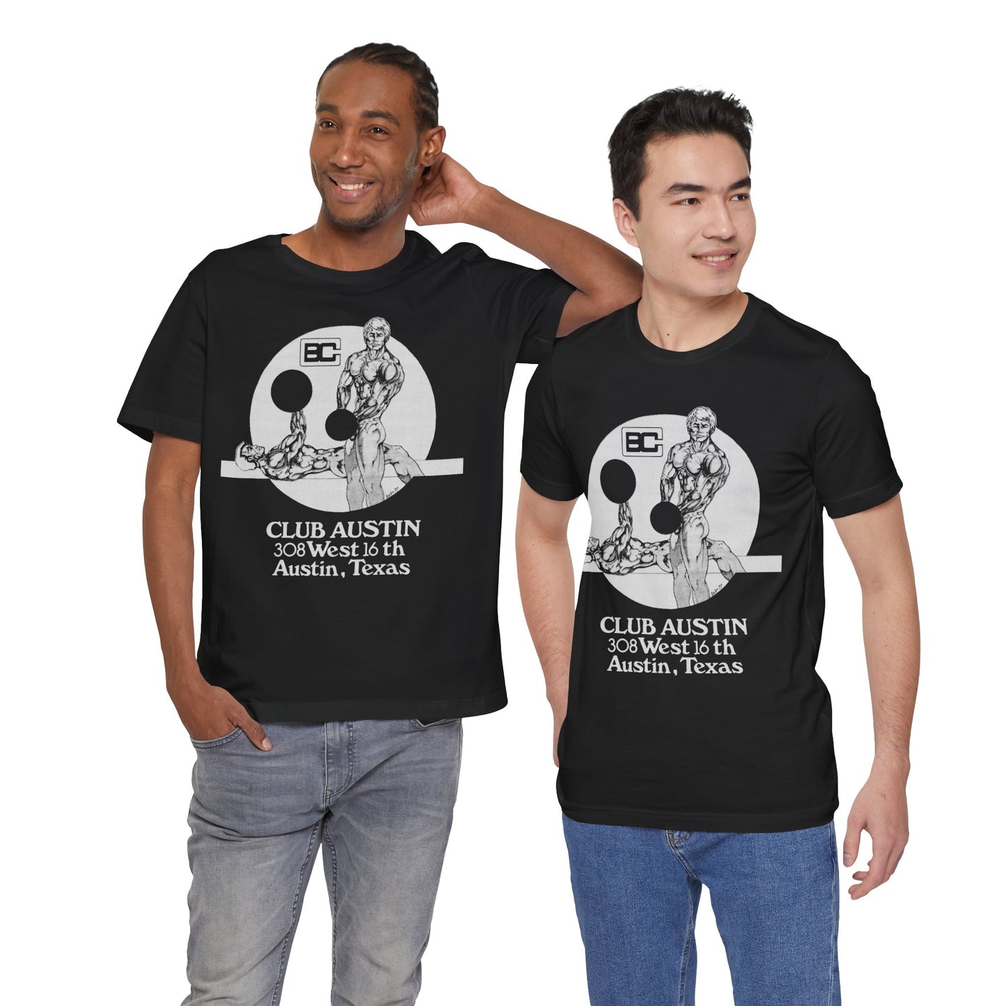 Club Austin (Replica Austin Club Bath Chain Promo Shirt/Gay Bathhouse/Club Baths Shirt)