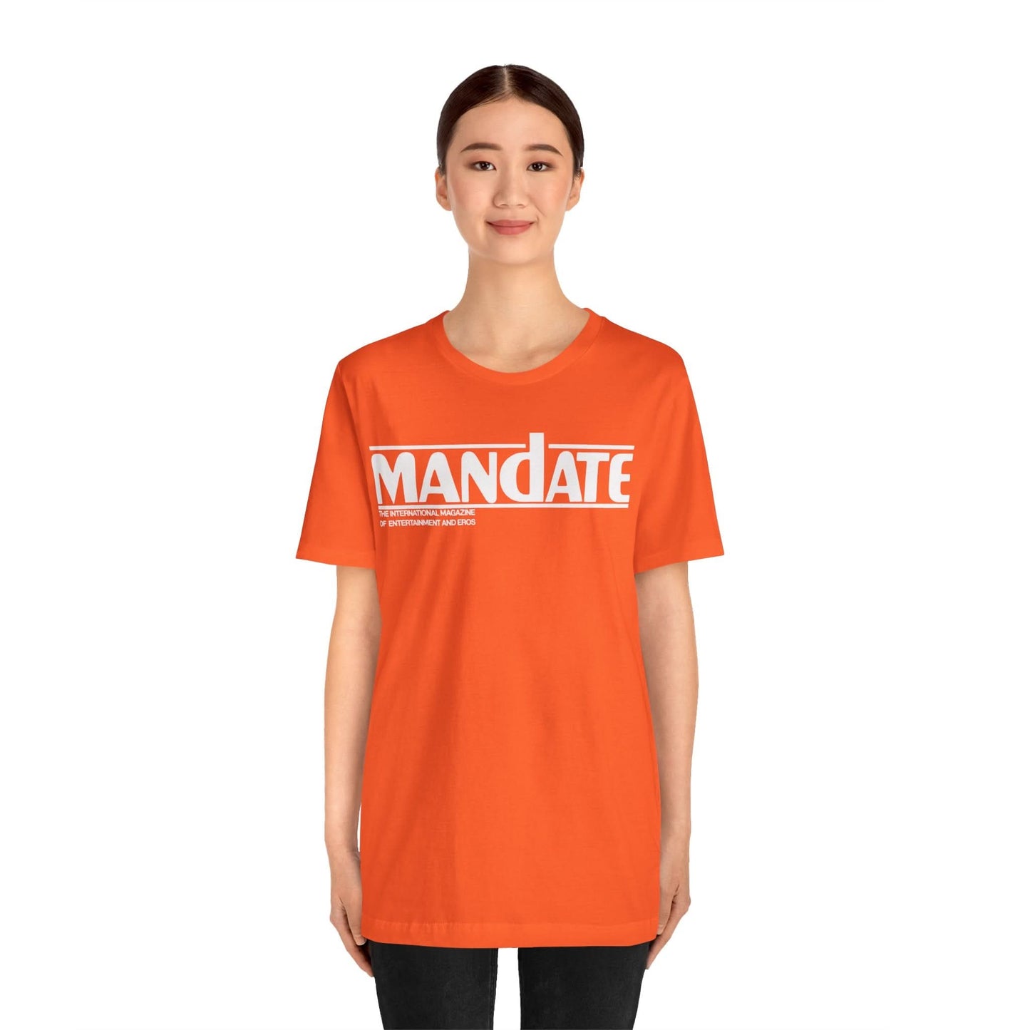 Mandate Magazine Logo (70's and early 80's Logo/Published between 1975 and 2009/Monthly Gay Adult Magazine)