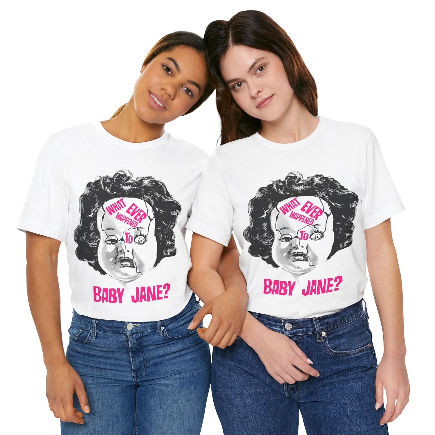 What Ever Happened to Baby Jane? (Cracked Doll Head Graphic/Bette Davis/Joan Crawford)