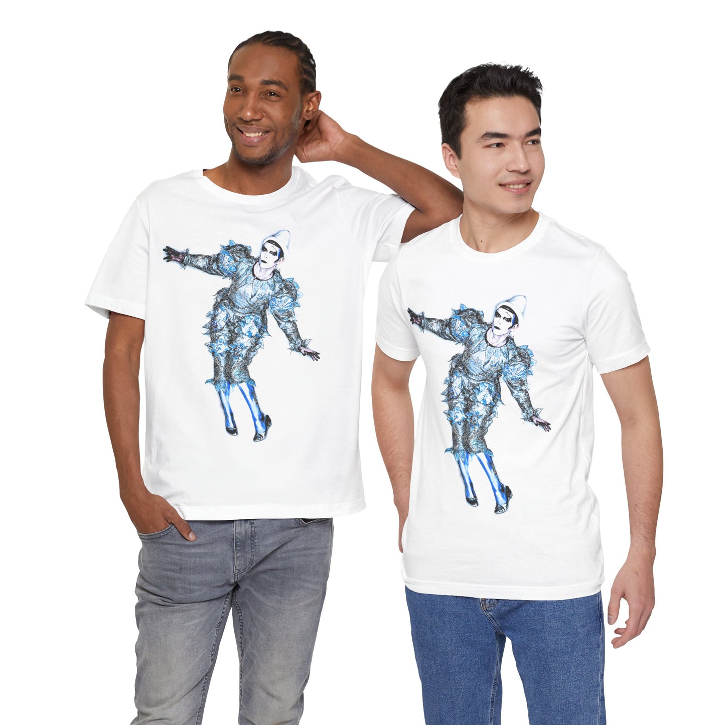 David Bowie (Scary Monsters Blue Clown/David Bowie Shirt)