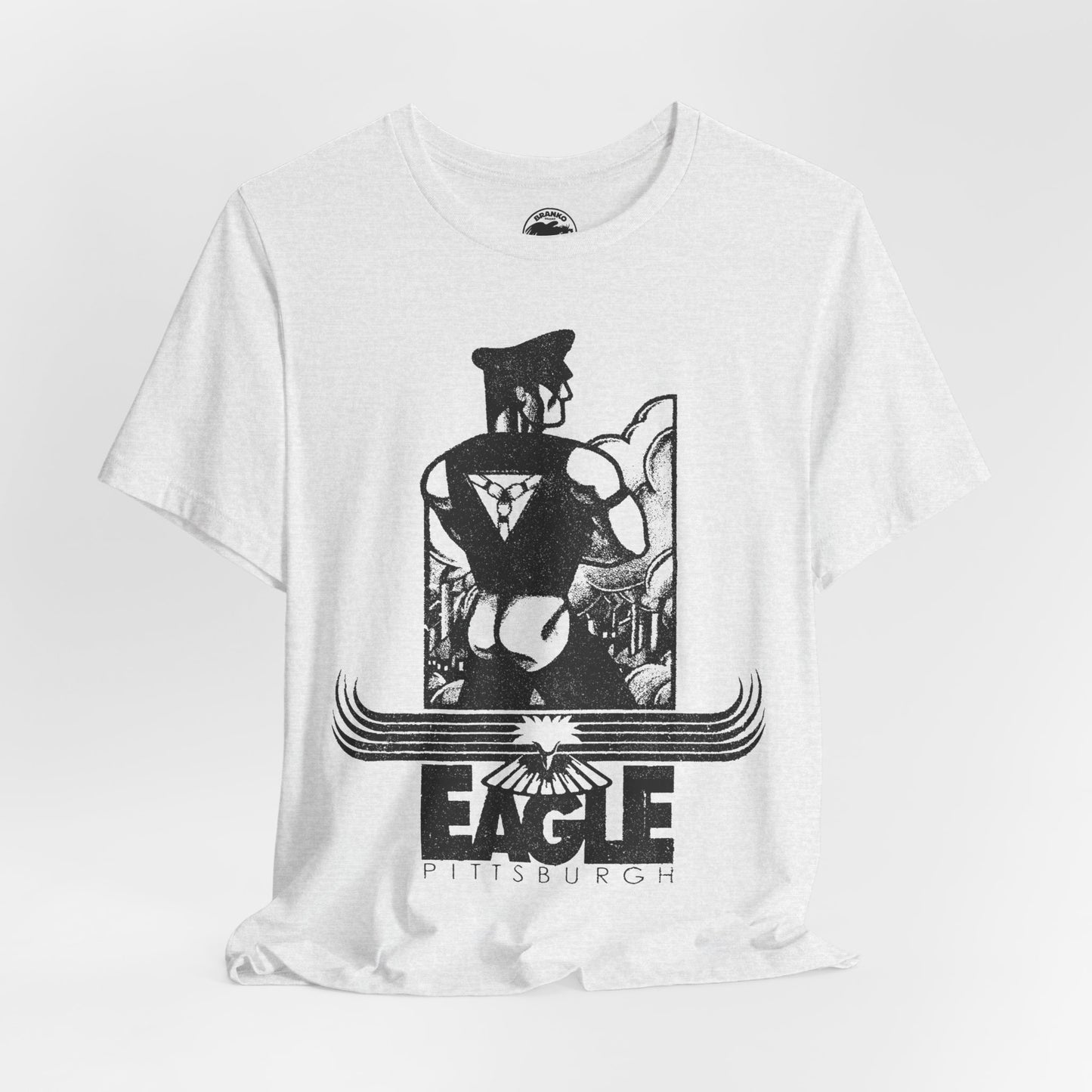 The Pittsburgh Eagle (Pittsburgh Leather Bar/Logo with Vintage Grunge Effect/1994-2012)