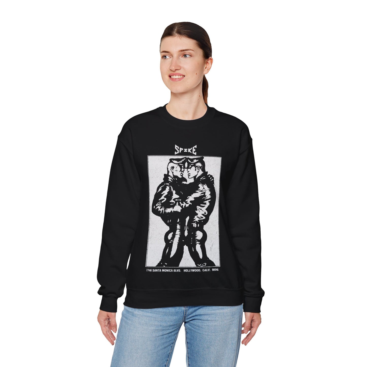 The Spike Sweatshirt (West Hollywood Leather Bar/1978-2009/Vintage Effect)