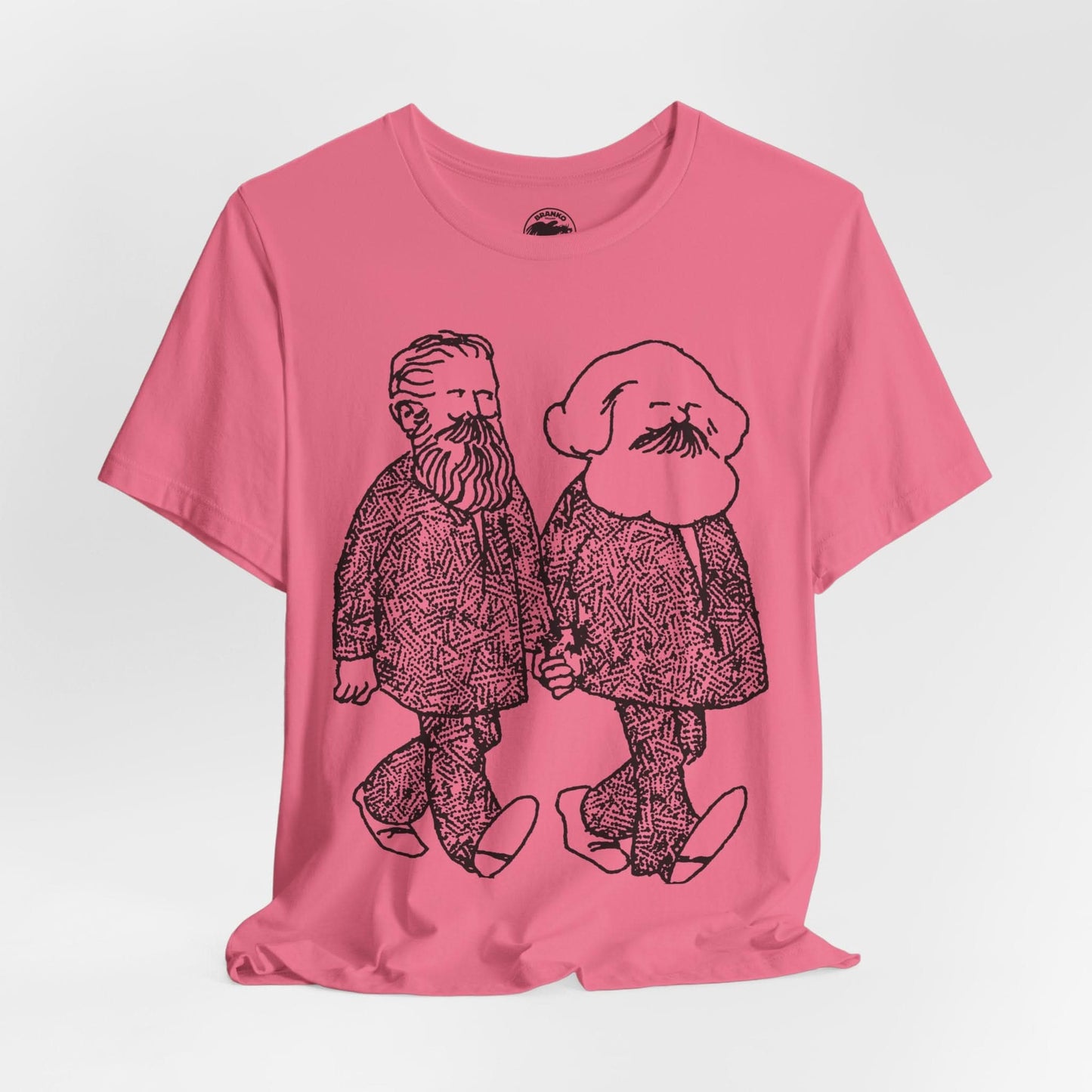 Gay Marx and Engels (Illustration from early 70's Gay Liberator)