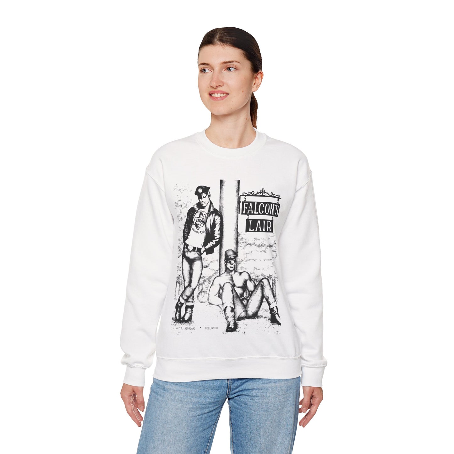 Falcon's Lair Sweatshirt (Hollywood Leather Bar 60's to 80's)