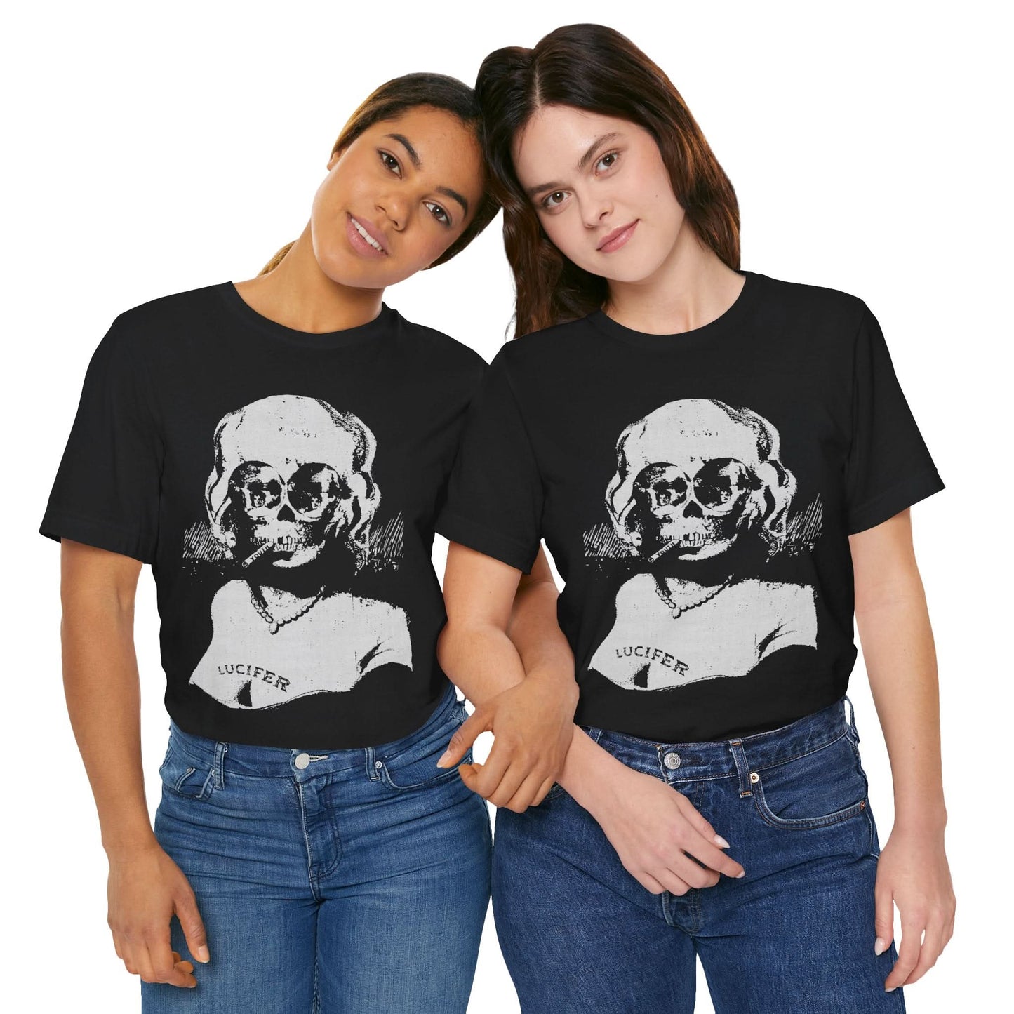 Lady Lucifer (Kenneth Anger Inspired Skull Graphic/Youth Cigarette/Scorpio Rising)