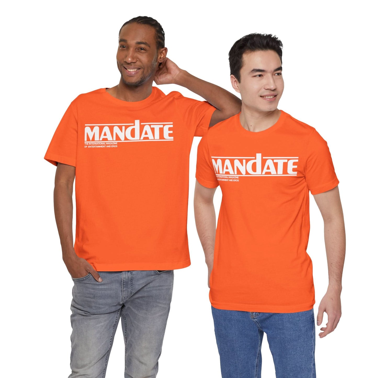 Mandate Magazine Logo (70's and early 80's Logo/Published between 1975 and 2009/Monthly Gay Adult Magazine)