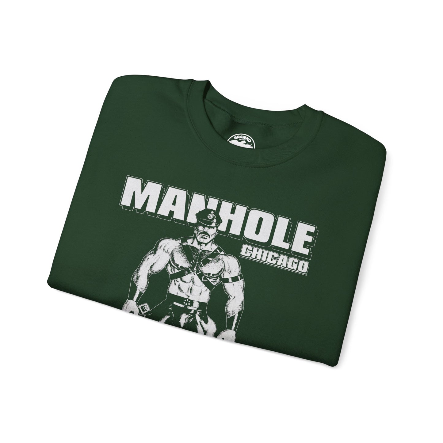 Manhole Chicago Sweatshirt (Chicago Leather Bar 70's and 80's)