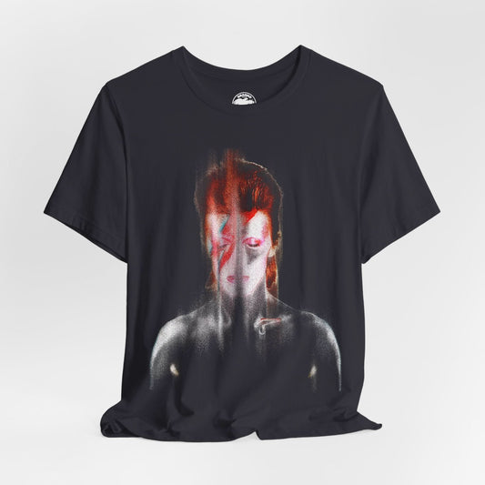 David Bowie (Aladdin Sane Imaage with Dust Effect/Ziggy stardust shirt/David Bowie Shirt)
