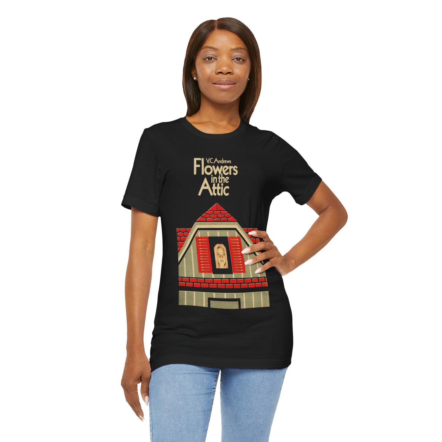 Flowers in the Attic (1st Edition Cover Art/V.C. Andrews/Milton Charles/Gillian Hills/Flowers in the Attic Shirt)
