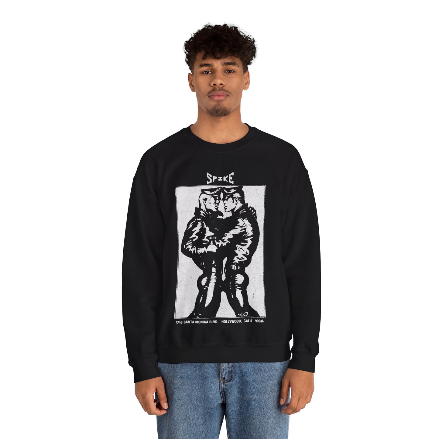 The Spike Sweatshirt (West Hollywood Leather Bar/1978-2009/Vintage Effect)