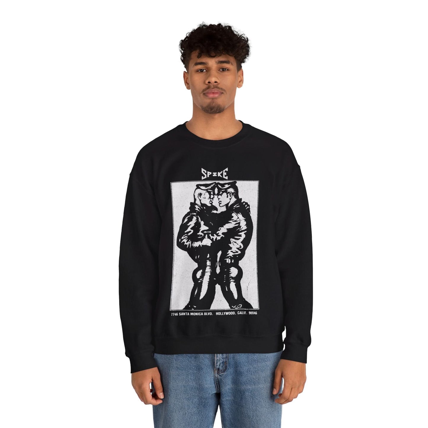 The Spike Sweatshirt (West Hollywood Leather Bar/1978-2009/Vintage Effect)