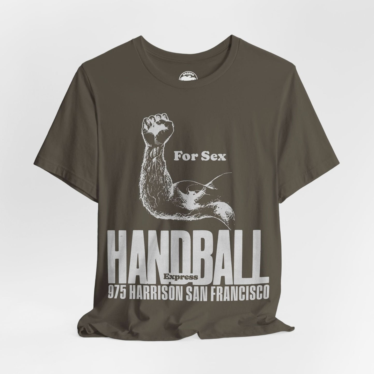 Handball Express Logo (San Francisco Gay Bathhouse and Sex Club/70's and 80's)