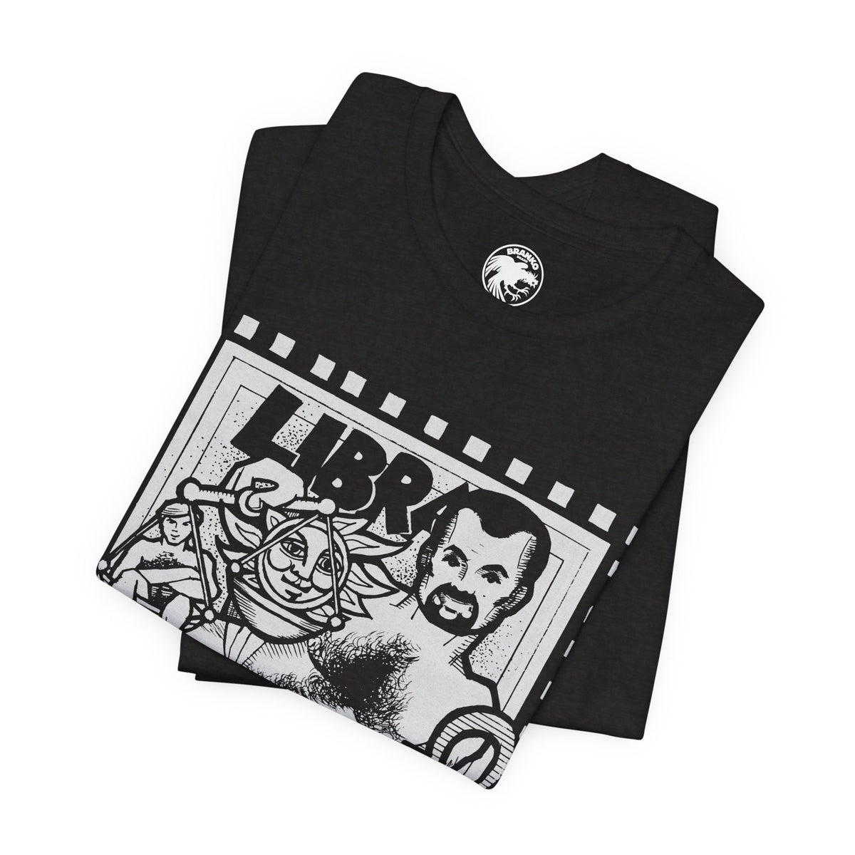 Libra (Replica 1977 Febe's Leather Bar Promo Tee/Gay Astrology)