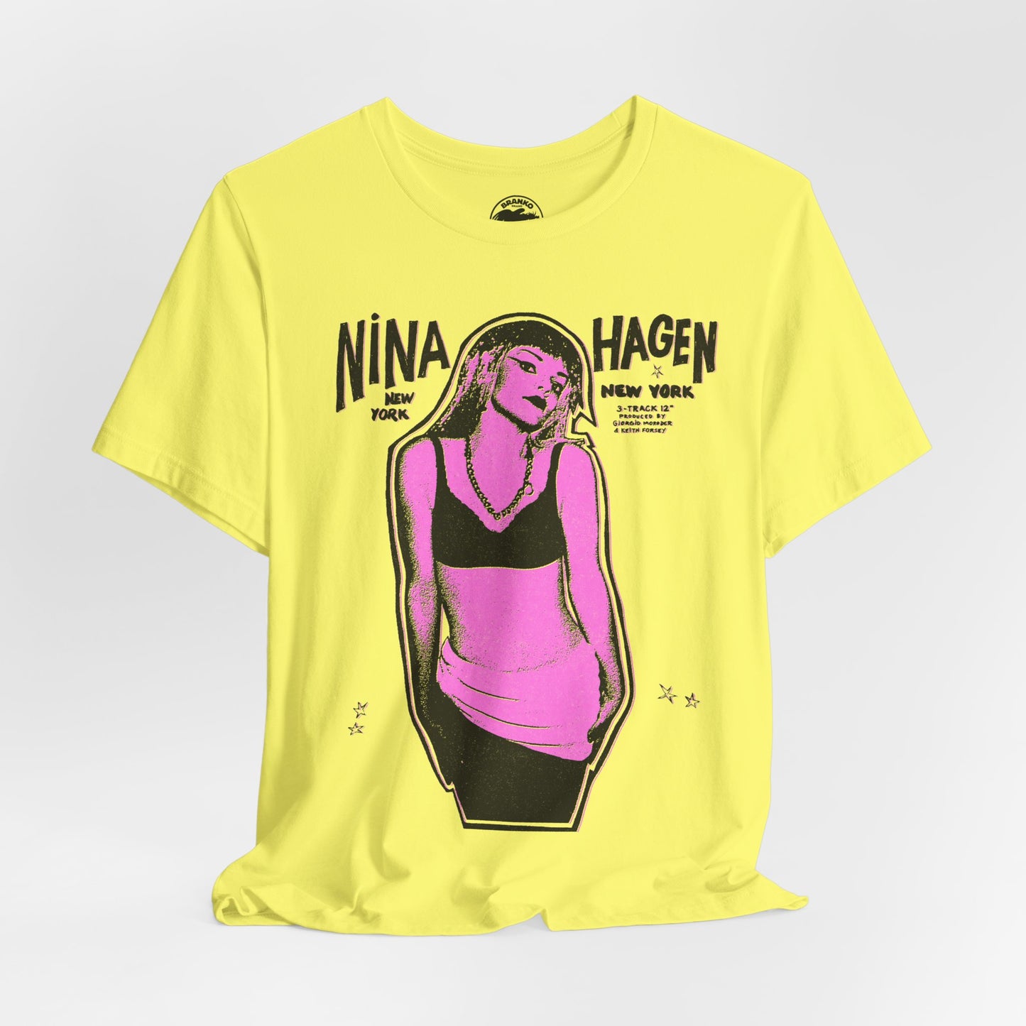 Nina Hagen (Replica New York New York Promo Tee with Vintage Punk Effect/Nina Hagen Shirt)