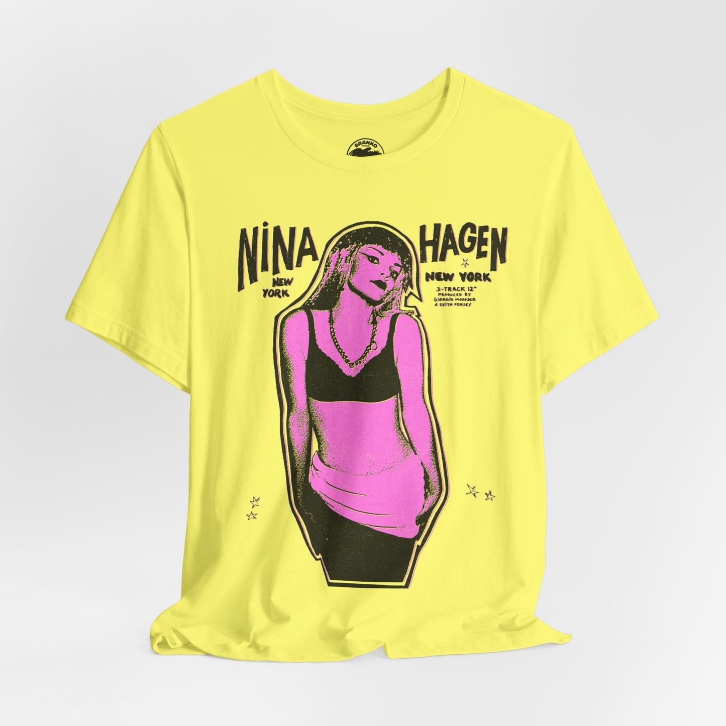 Nina Hagen (Replica New York New York Promo Tee with Vintage Punk Effect/Nina Hagen Shirt)
