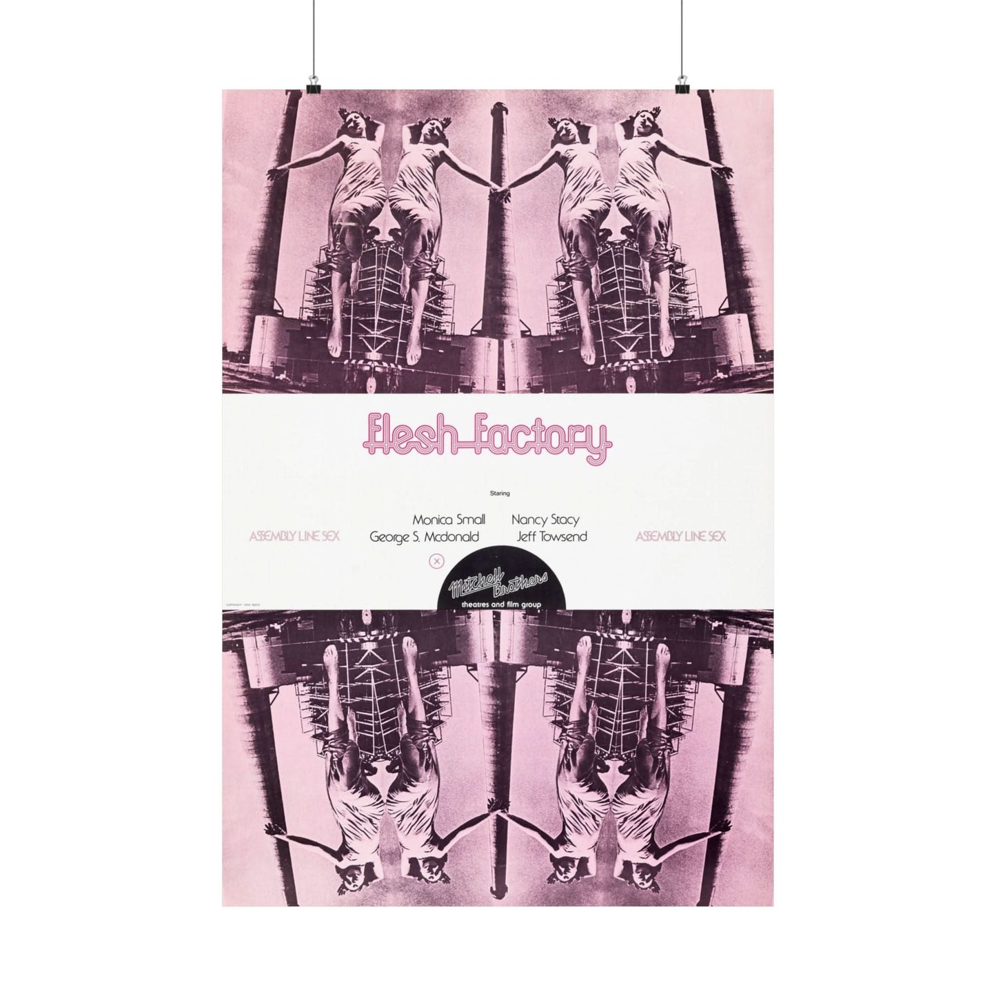 Flesh Factory (1971 Adult Film Poster/Replica Vintage Porn Poster)