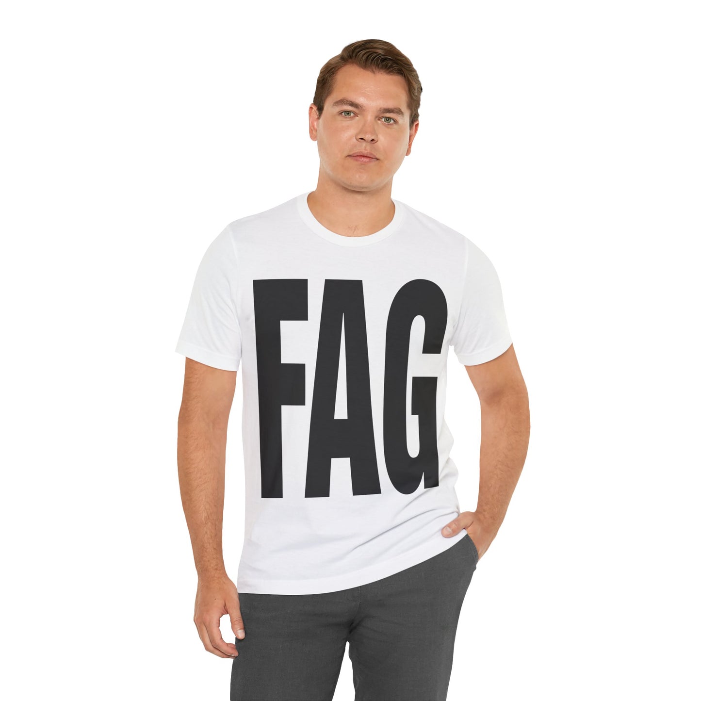 Fag (Katharine Hamnett Style Oversized Graphic)
