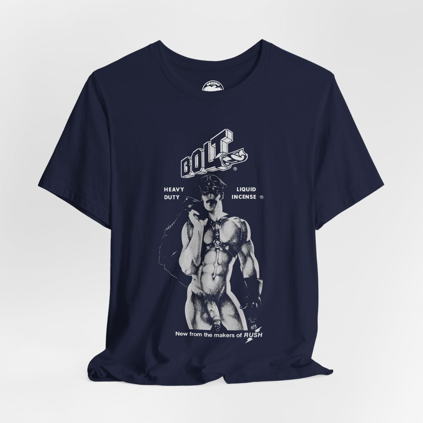 Bolt Poppers (70's Ad featuring Rex artwork/Gay Poppers Shirt)