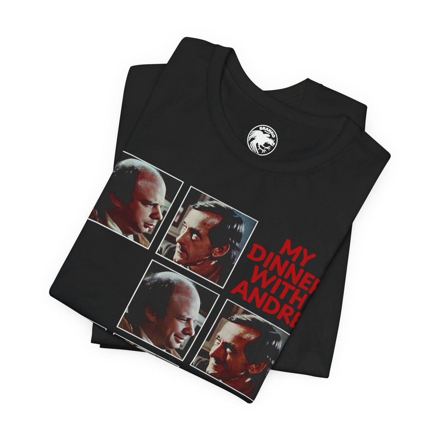 My Dinner with Andre (Replica promo shirt that most likely never existed/Wallace Shawn/Andre Gregory)
