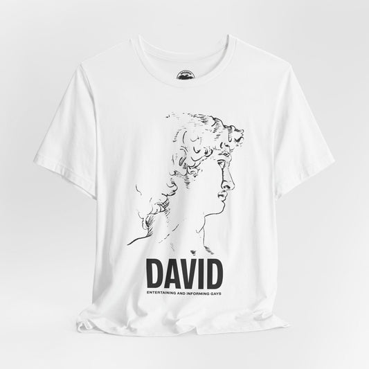 David Magazine (Gay Magazine/Replica Promo Shirt/Ran from 1970 until 1992/David Magazine Florida)