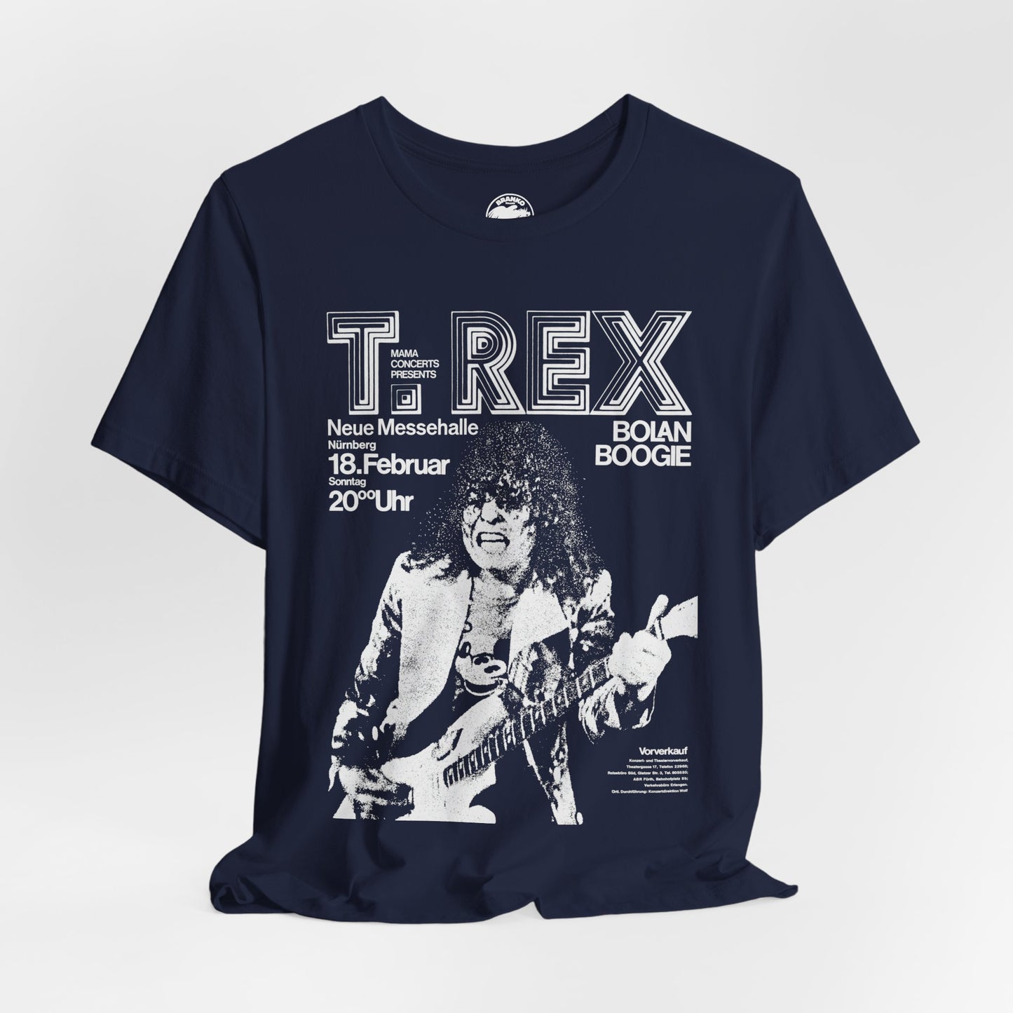 T. Rex (1973 German Concert Poster/Marc Bolan)