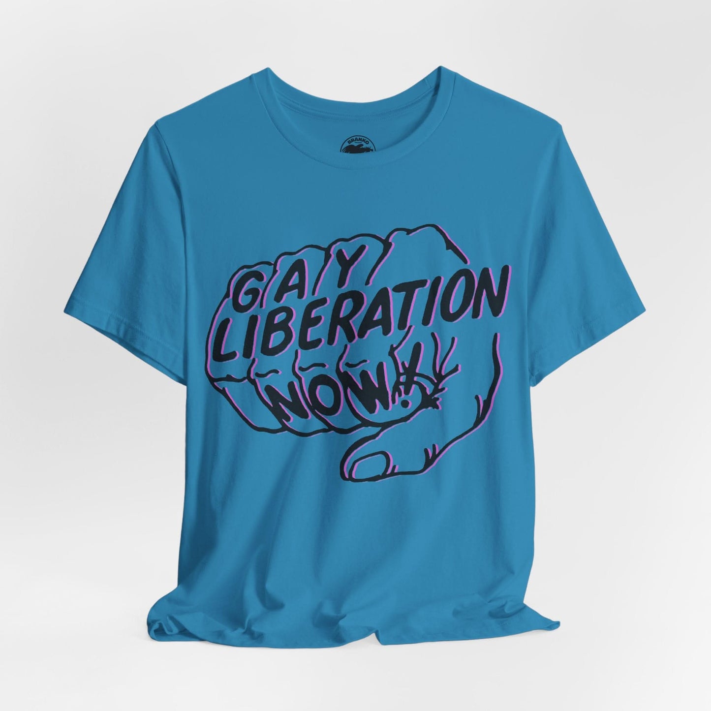Gay Liberation Now! (Replica 70's Gay Rights Shirt/Vintage Gay Protest Shirt)