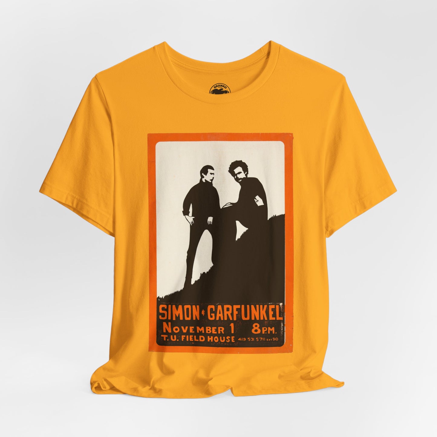 Simon & Garfunkel (Image from silk screened concert poster/mid-60's)