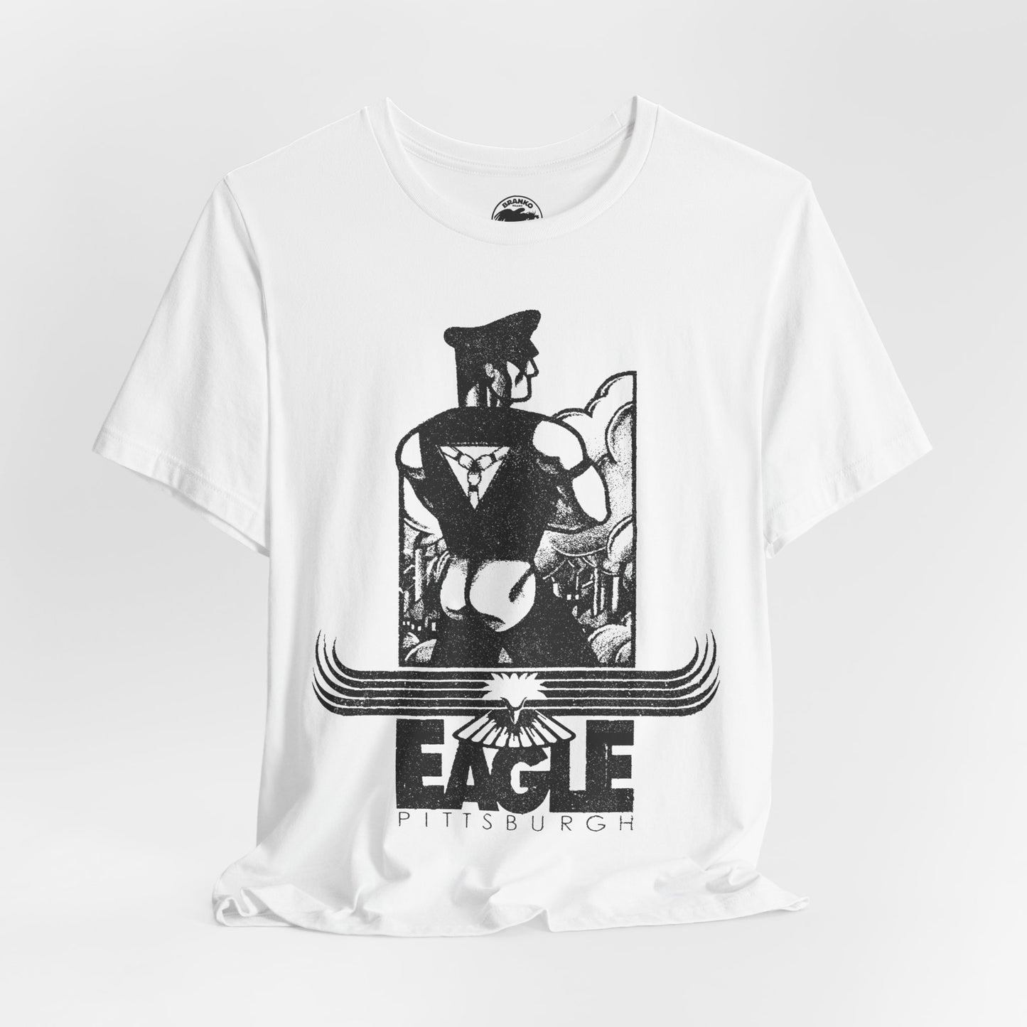 The Pittsburgh Eagle (Pittsburgh Leather Bar/Logo with Vintage Grunge Effect/1994-2012)