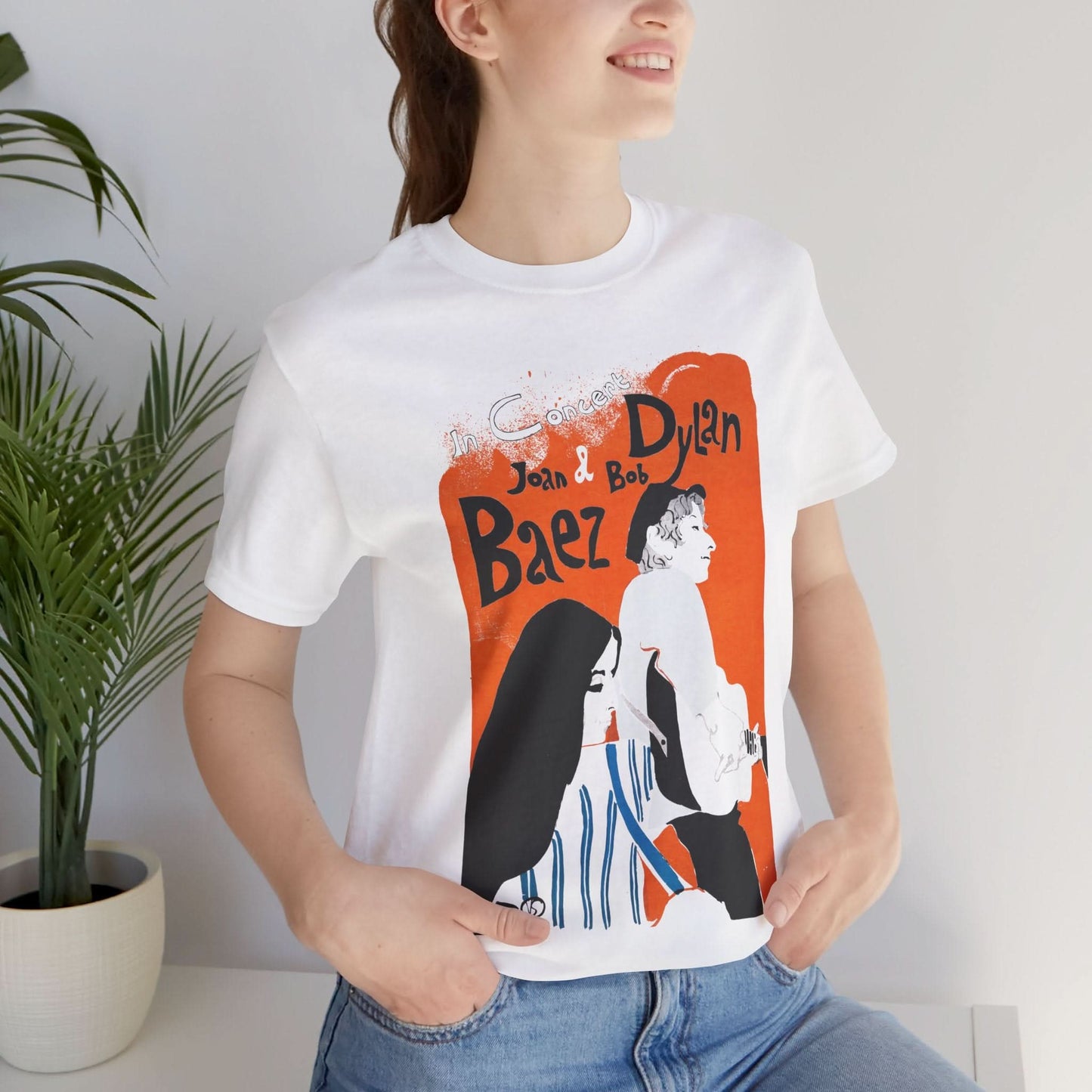 Joan Baez & Bob Dylan (In concert Promo Poster/1965/Painting by Eric Von Schmidt)