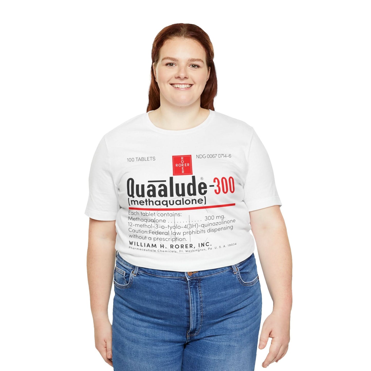 Quaaludes Label (Ludes Label from 70's and Early 80's/Drug Subculture Shirt/Ludes Shirt/Quaaludes Shirt)