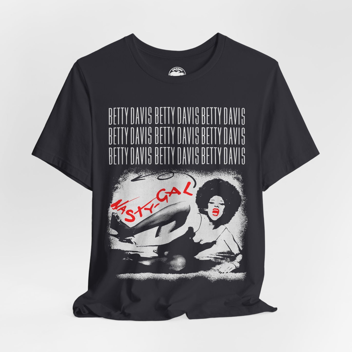 Betty Davis (Nasty Gal/Oversized Graphic with Vintage Print Effect/Betty Davis Singer)