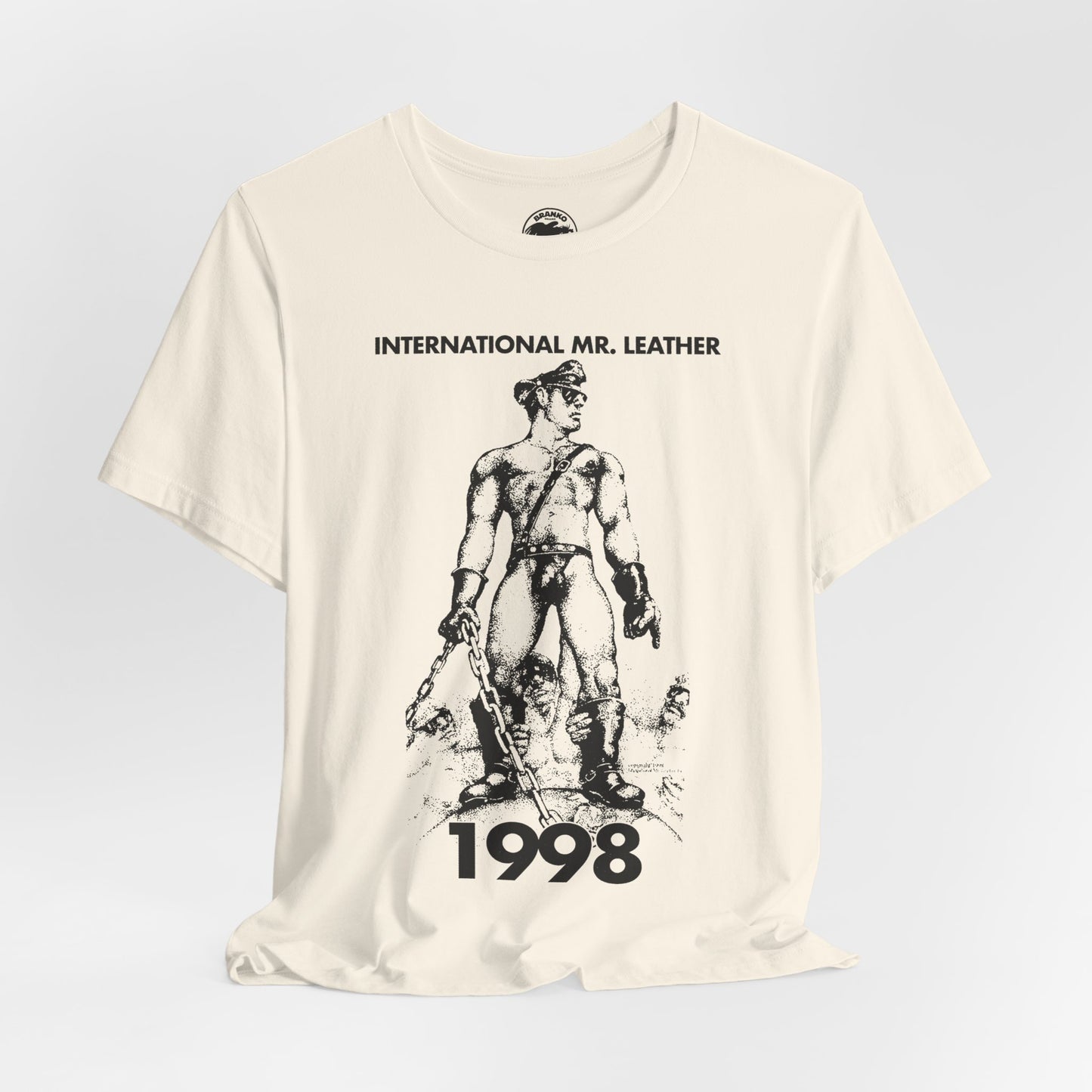 1998 International Mr. Leather (Replica Promo Shirt/Gay Leatherman Contest/Vintage Gay Leather)