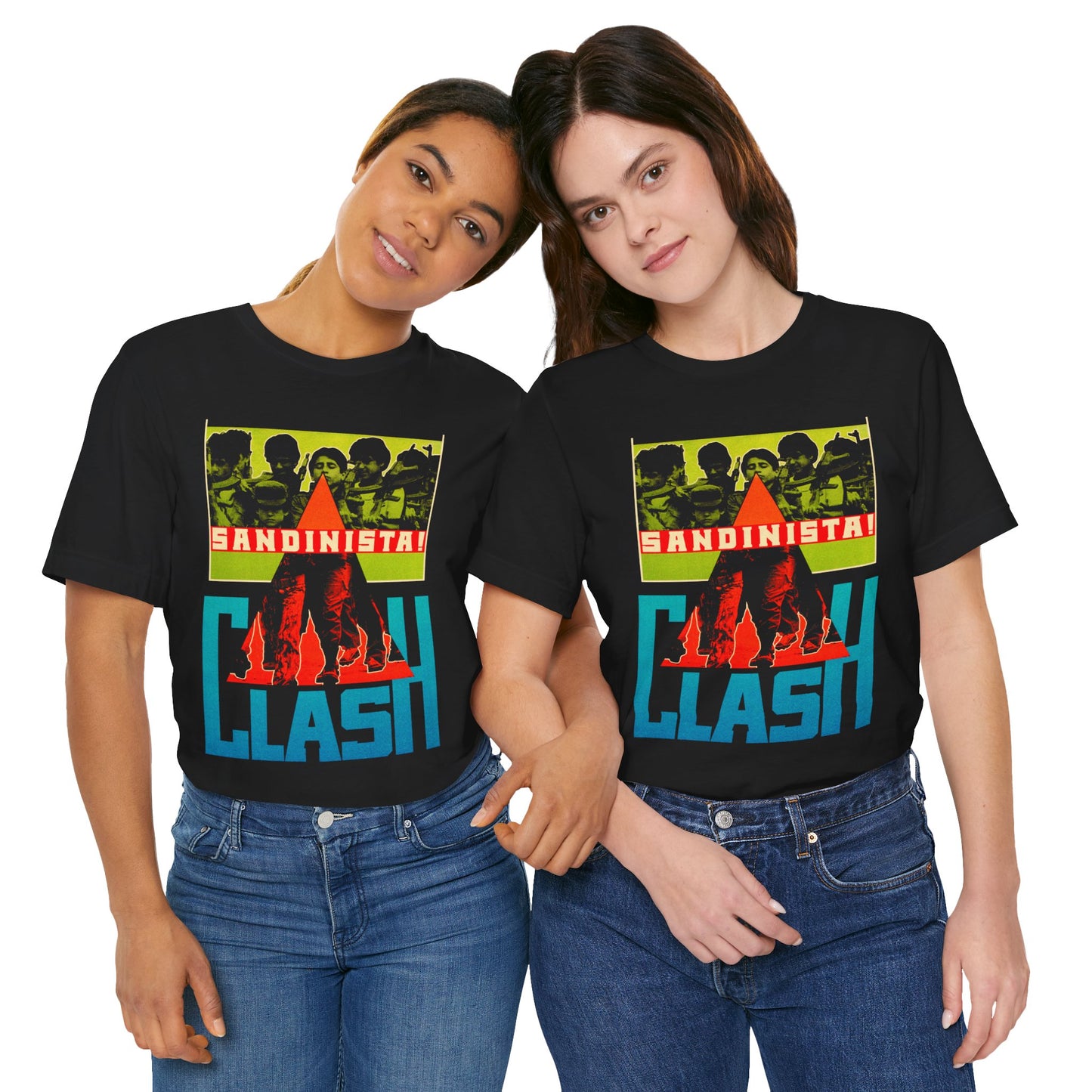 The Clash (Replica Sandinista Promo Tee/The Clash Shirt/The Clash Sandinista)