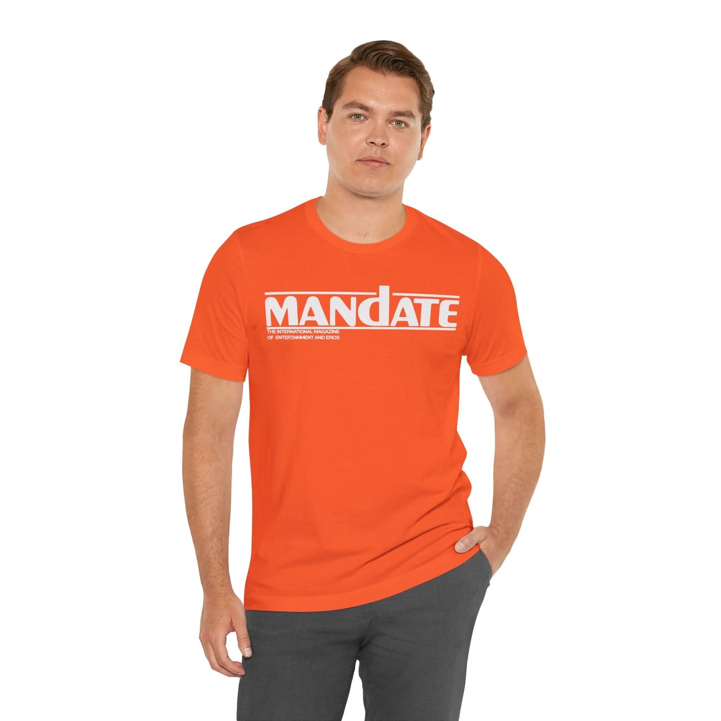Mandate Magazine Logo (70's and early 80's Logo/Published between 1975 and 2009/Monthly Gay Adult Magazine)