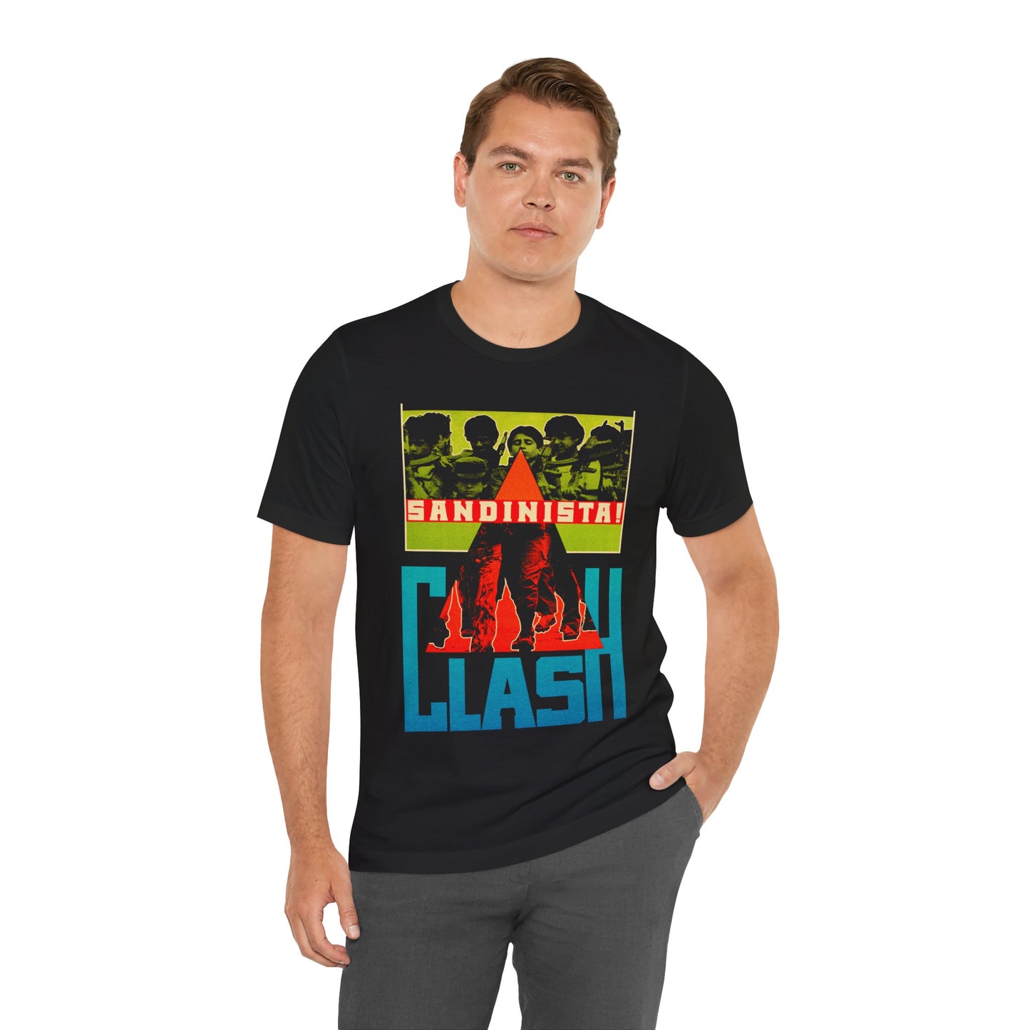 The Clash (Replica Sandinista Promo Tee/The Clash Shirt/The Clash Sandinista)